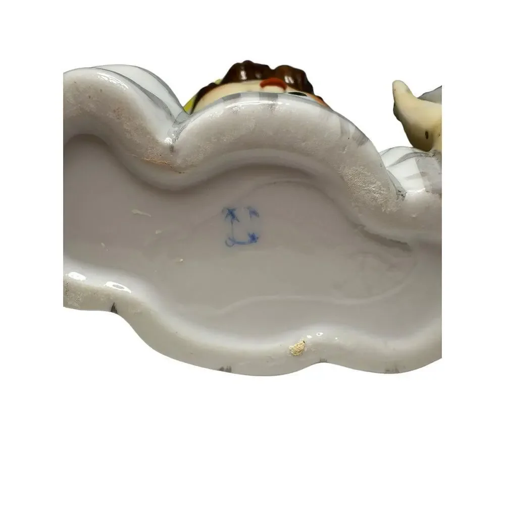 Vintage Napco pigtail umbrella girl ceramic vase - Picture 13 of 13